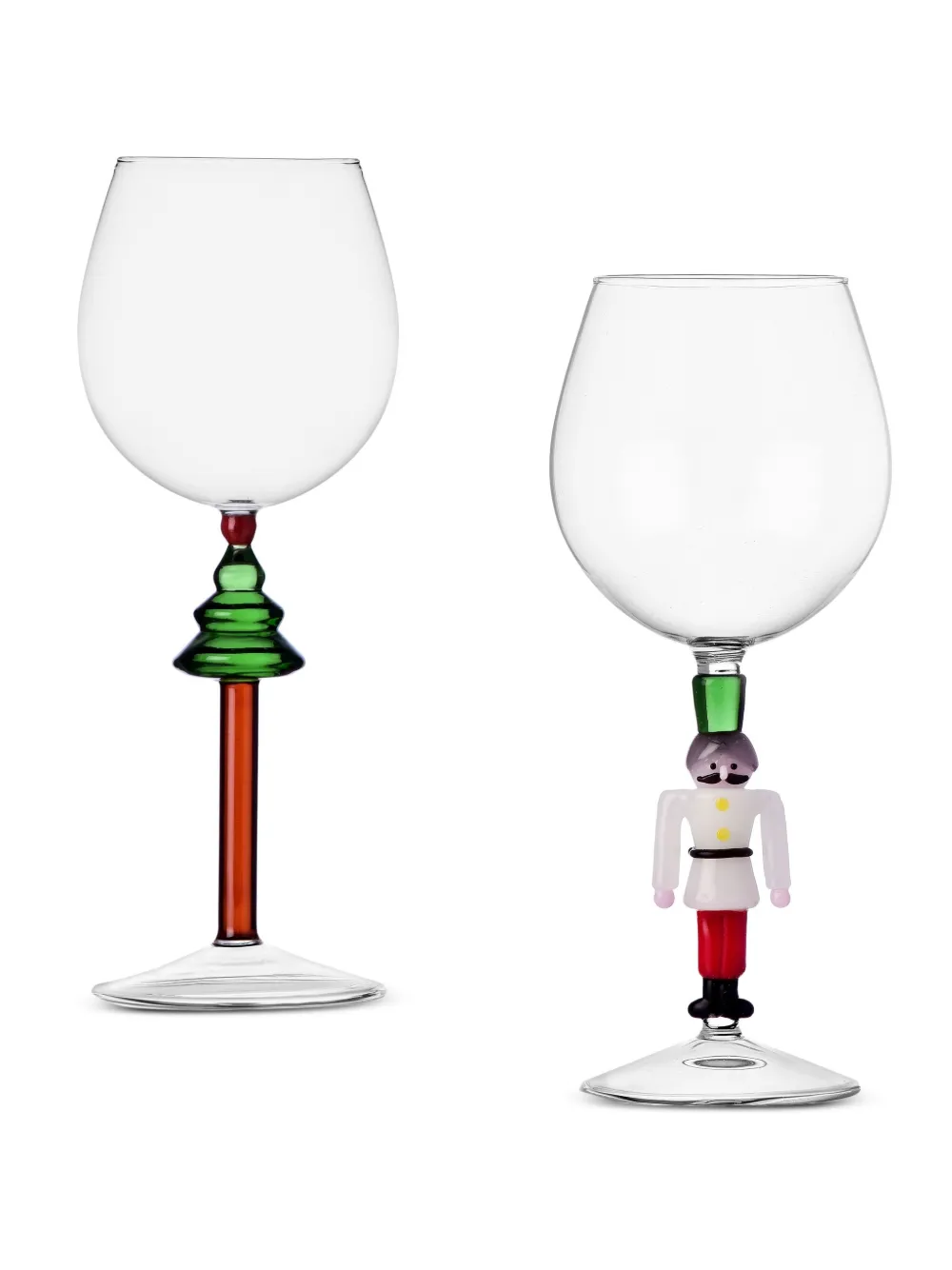 Ichendorf Milano Woodland Tales Glasses (set Of Two) In Multi