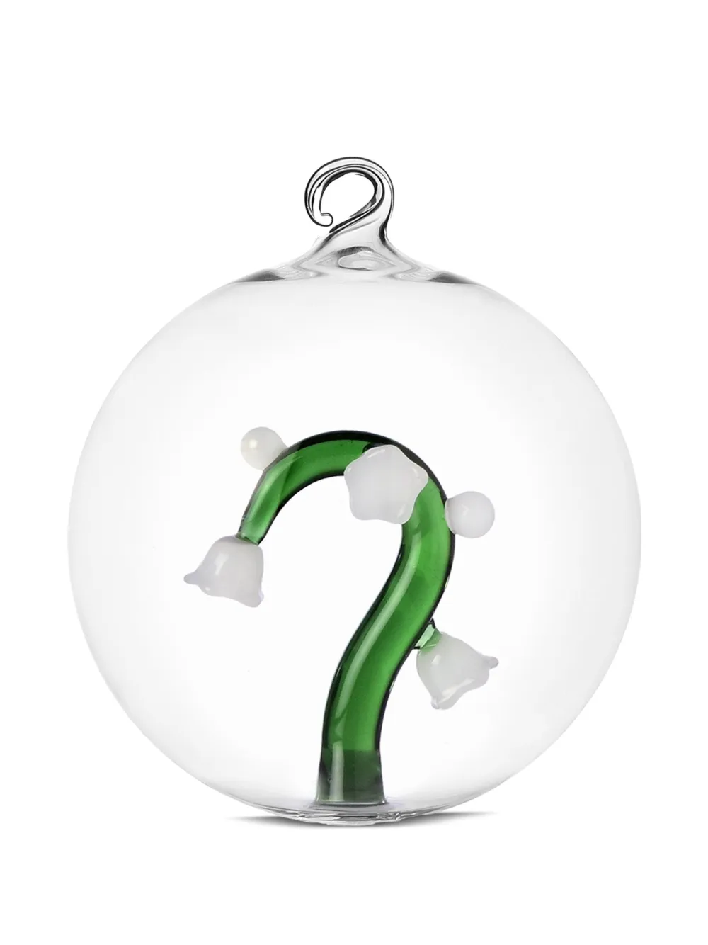 Ichendorf Milano Glass-enclosed Flower Ornaments (set Of Three) In Multi