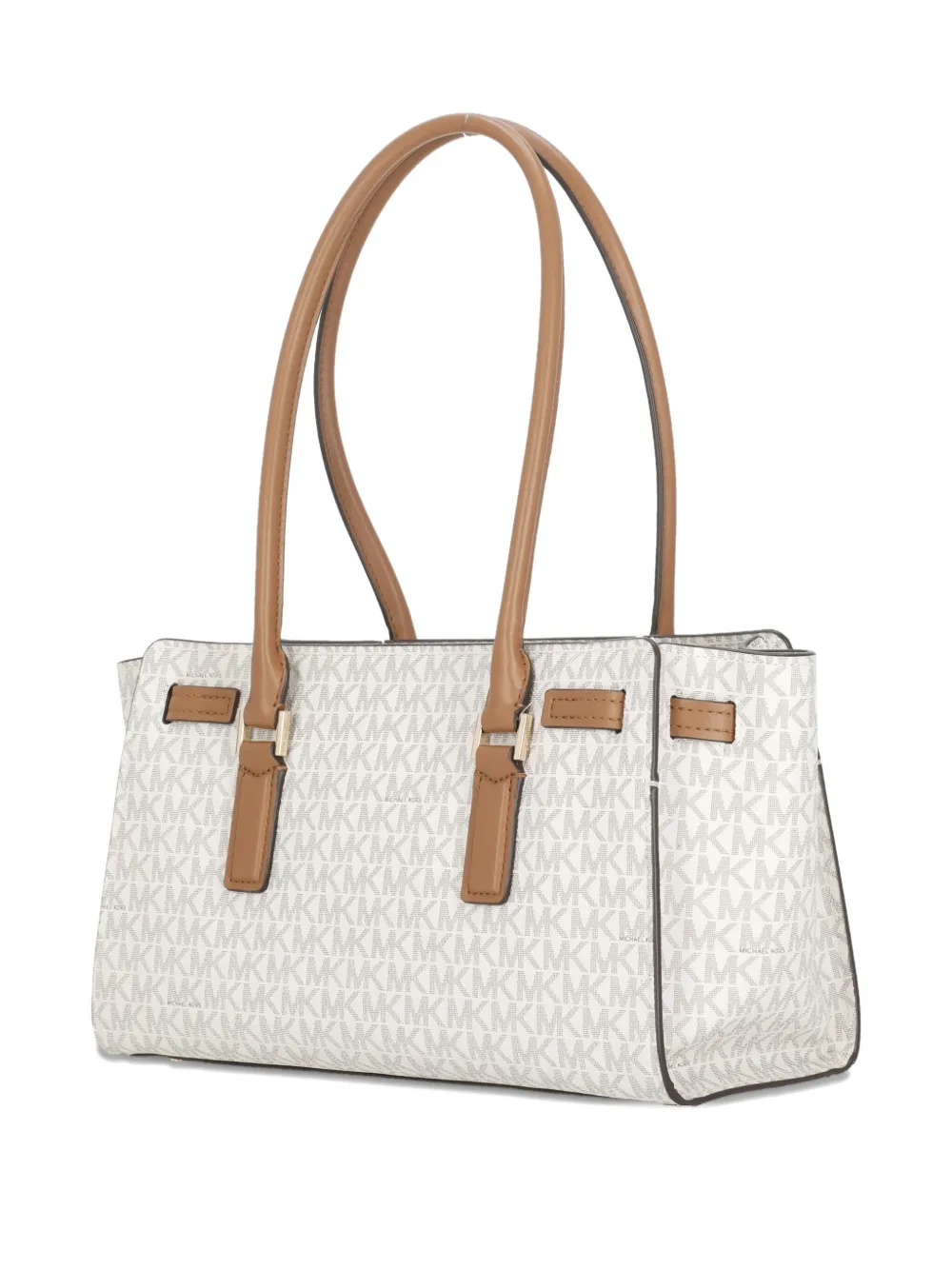 Michael Kors Kleine Hamilton Moderne schoudertas Wit