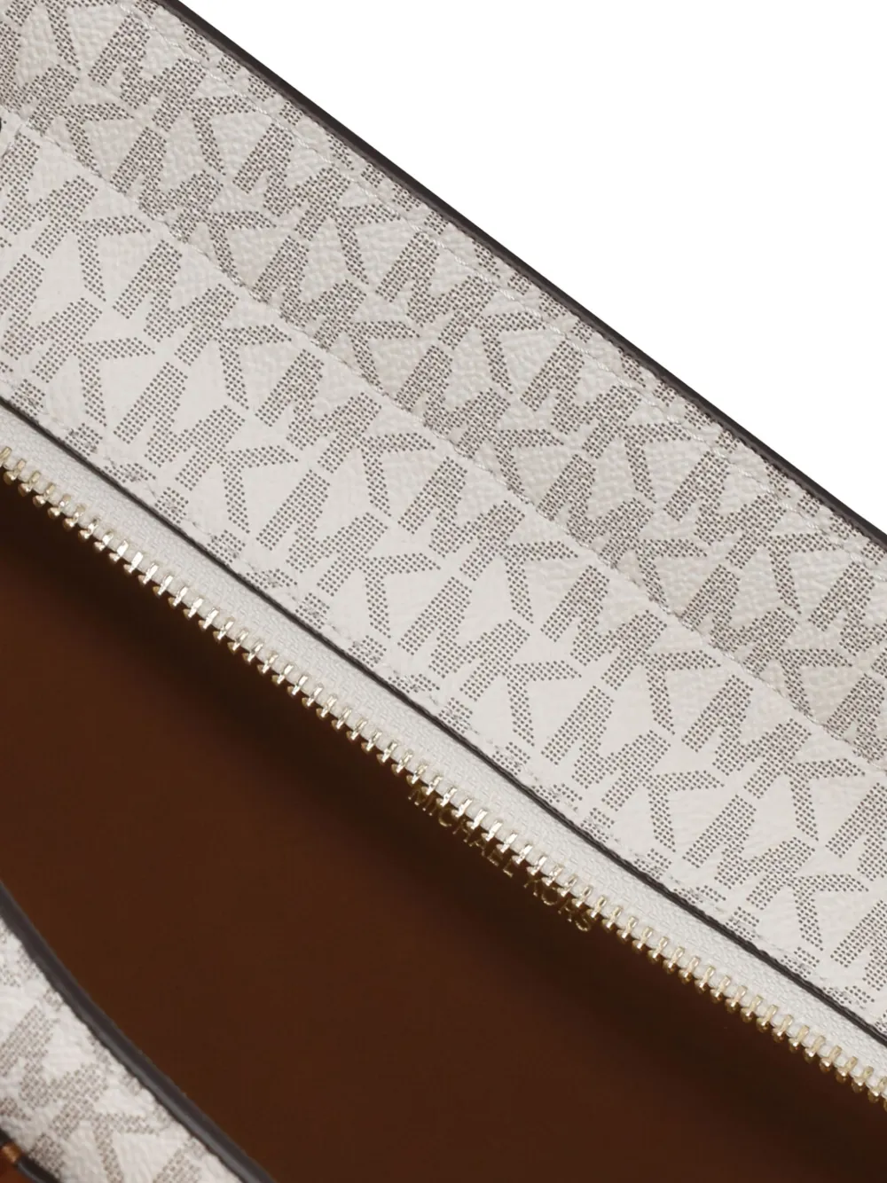 Michael Kors Kleine Hamilton Moderne schoudertas Wit