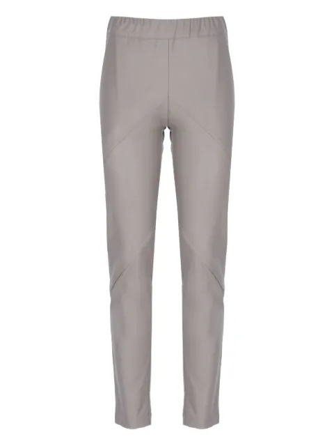 D.Exterior elasticated-waistband trousers