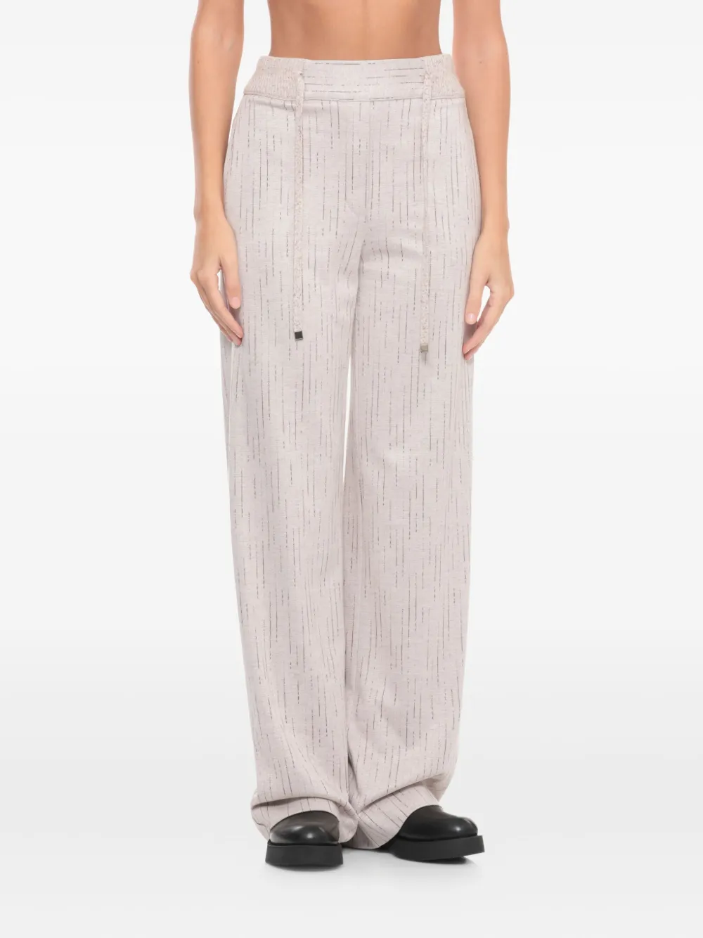 D.Exterior striped trousers | Straight-Leg Pants | Image 2