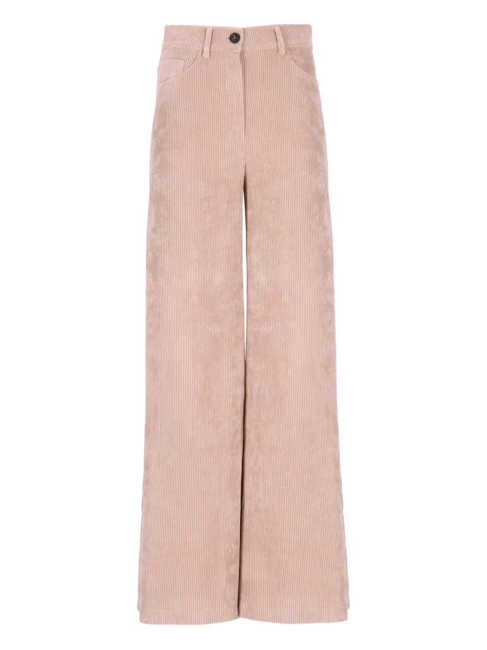 D.Exterior corduroy palazzo trousers | Pink | Image 1