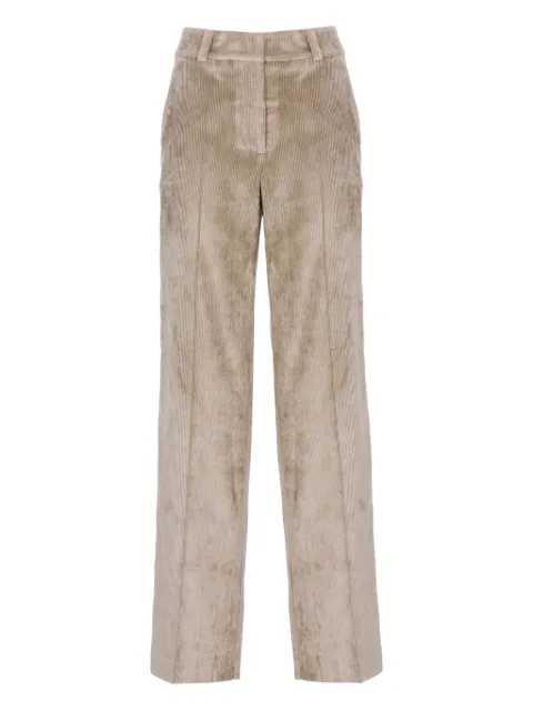 Peserico high-rise corduroy trousers