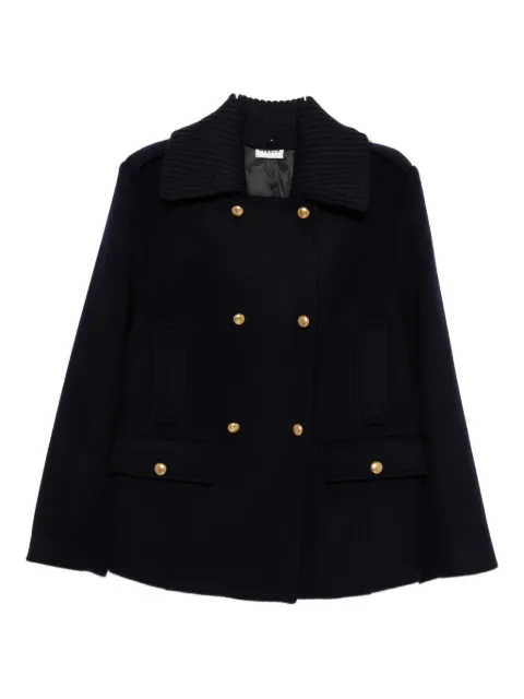 P.A.R.O.S.H. double-breasted gold-button peacoat