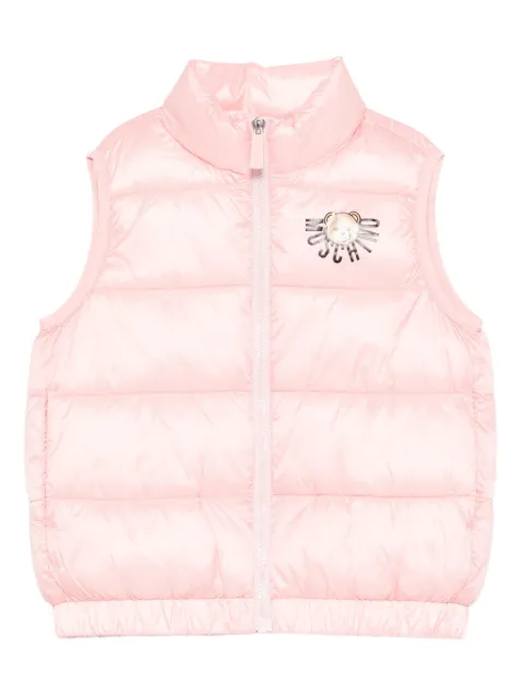 Moschino Kids logo-detail gilet
