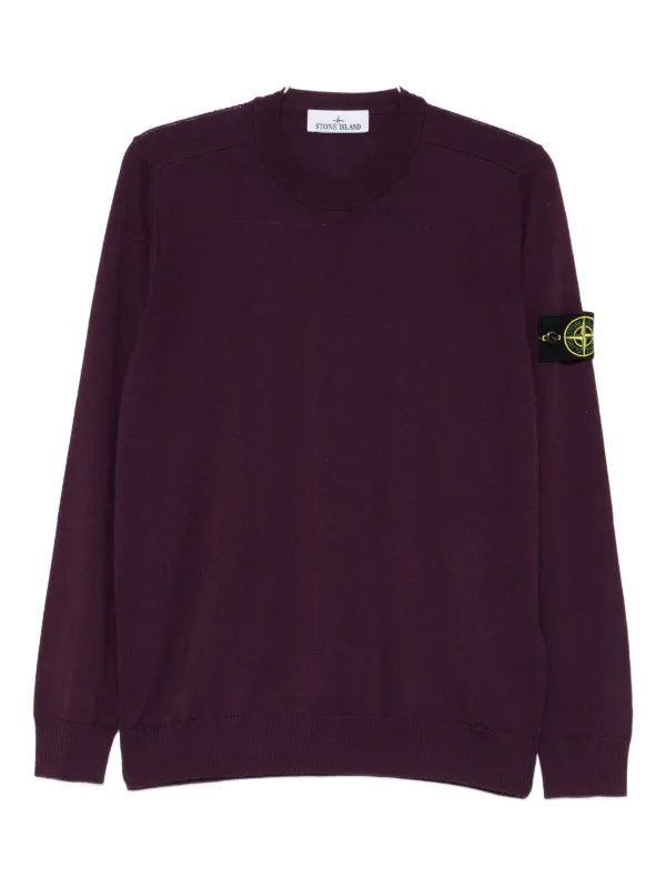 Stone Island クルーネック セーター | パープル | FARFETCH JP