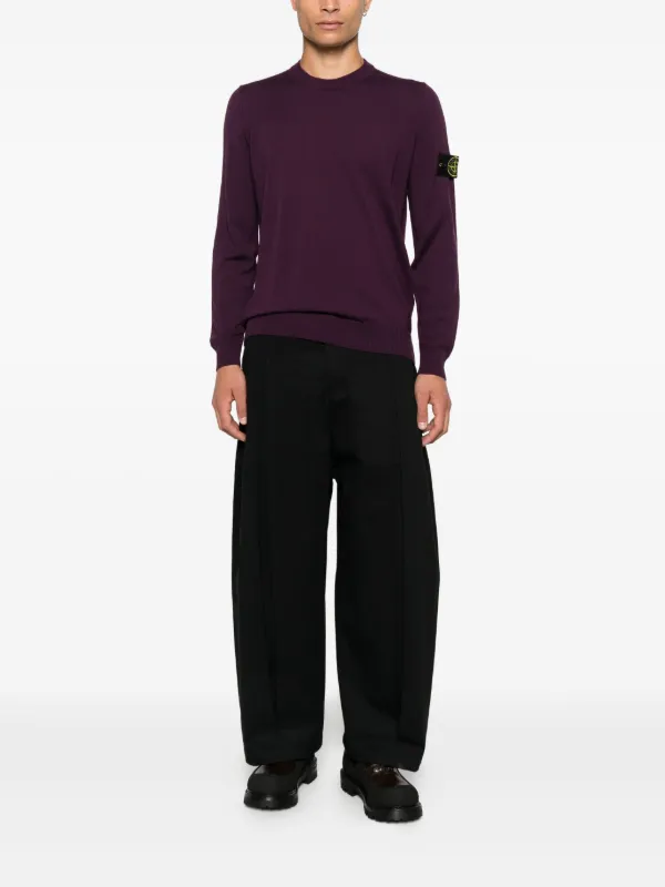 Stone Island Maglione Girocollo Viola FARFETCH IT