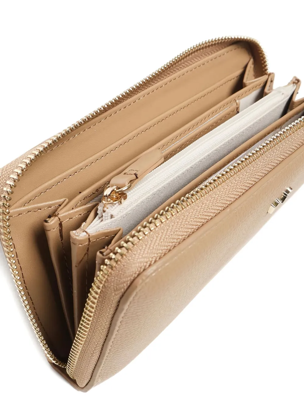 V73 Zip-around Wallet In Neutral