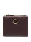 V°73 zip-top logo-plaque wallet - Red