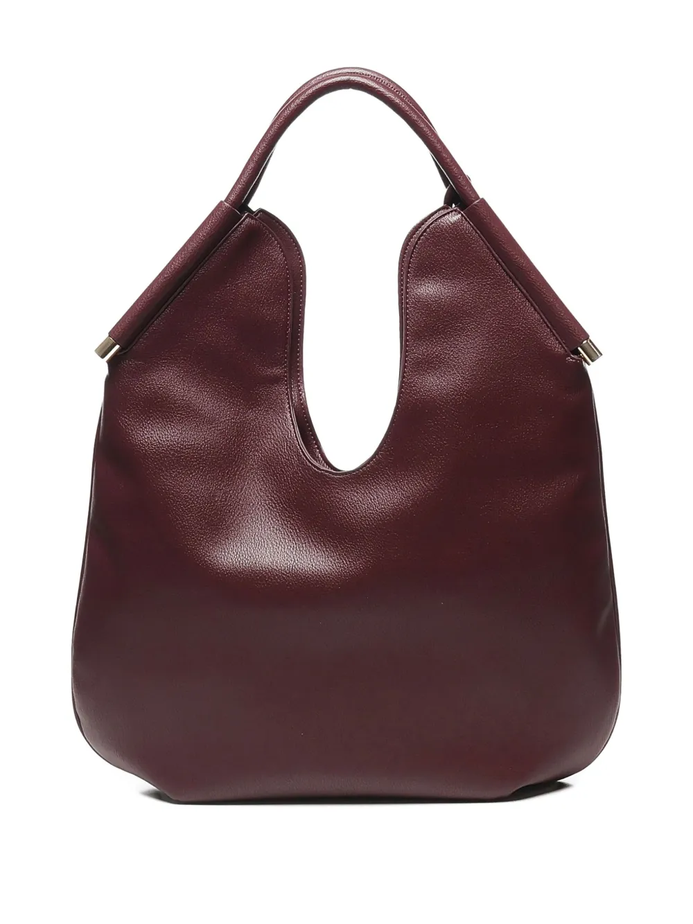 V73 Curved-handle Tote Bag In Red