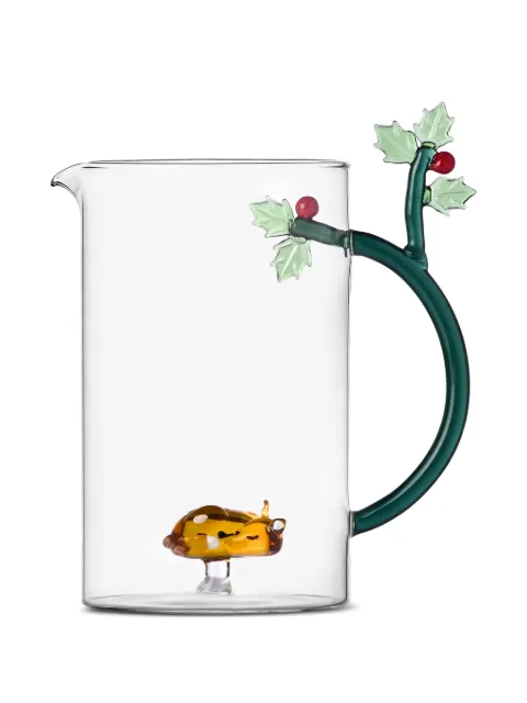 Ichendorf Milano Woodland Tales holly-handle glass pitcher