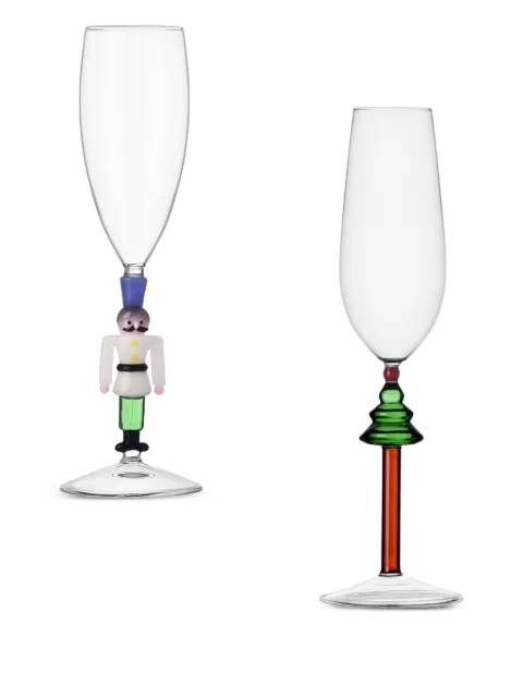 Ichendorf Milano christmas-motif champagne flute (set of two)
