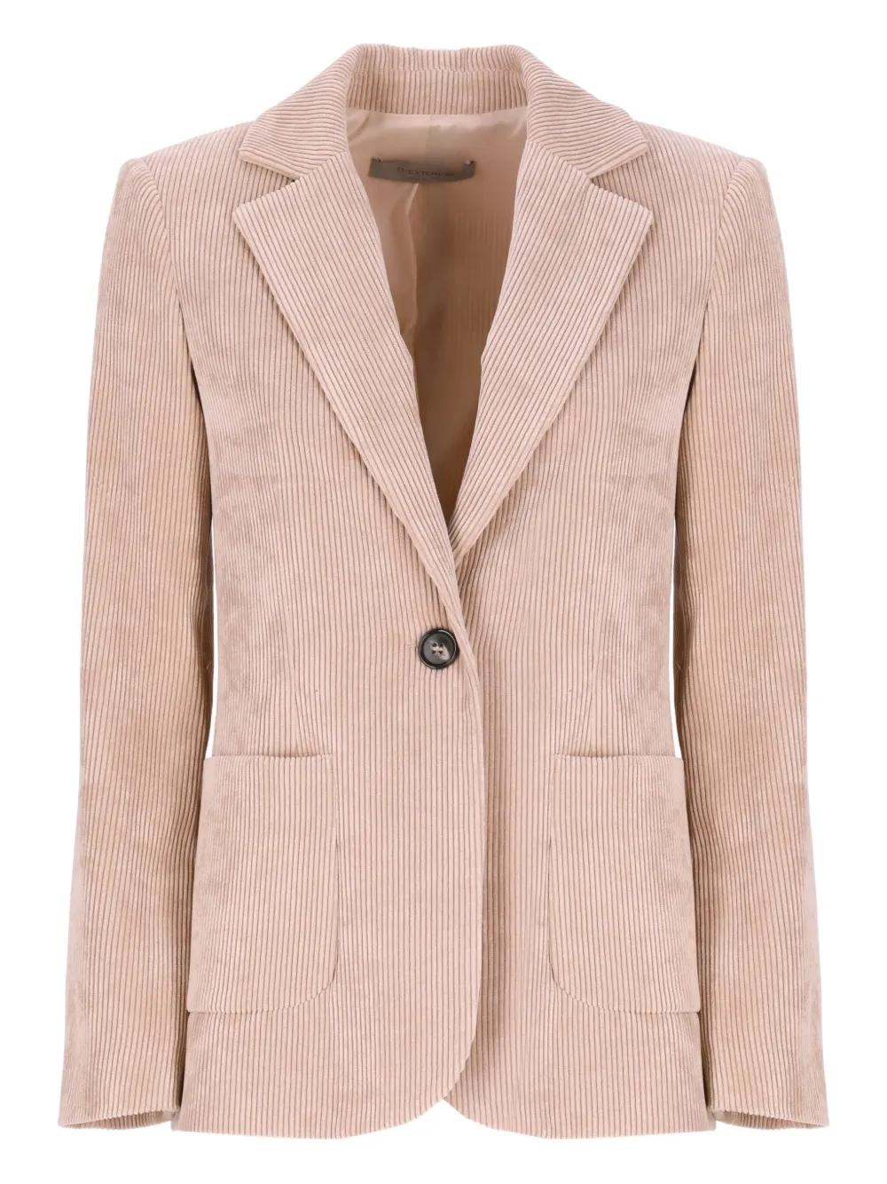 D.Exterior corduroy welt pocket blazer | Pink | Image 1