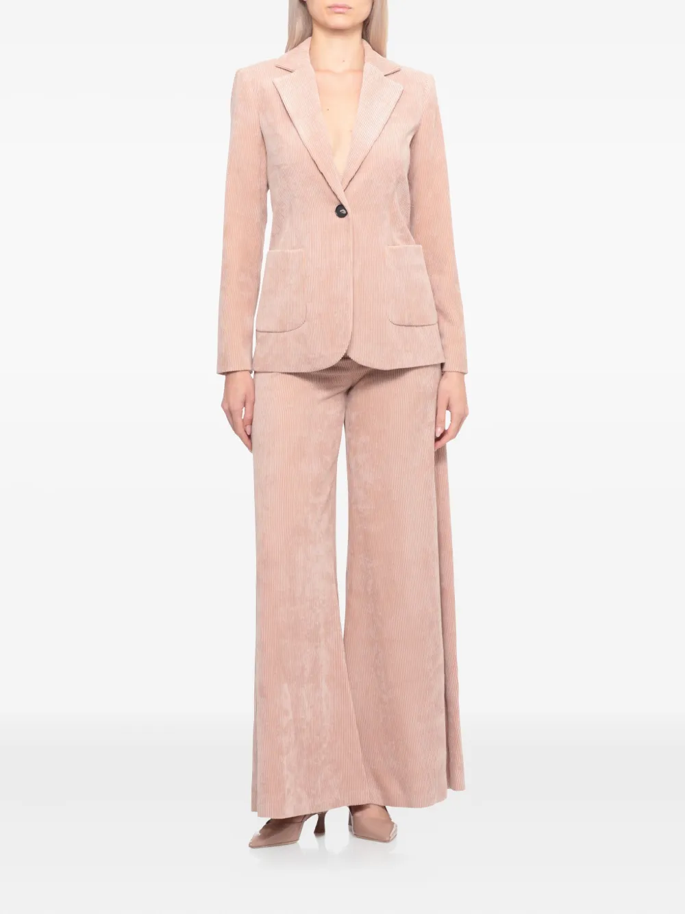 D.Exterior corduroy welt pocket blazer | Blazers | Image 2