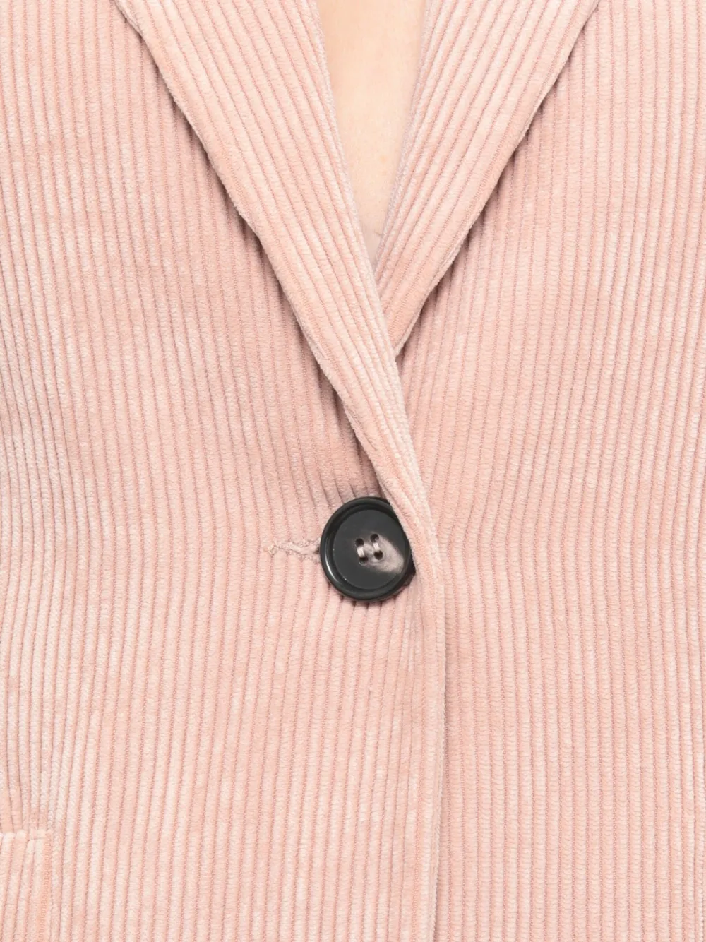 D.Exterior Ribfluwelen blazer met paspelzak Roze