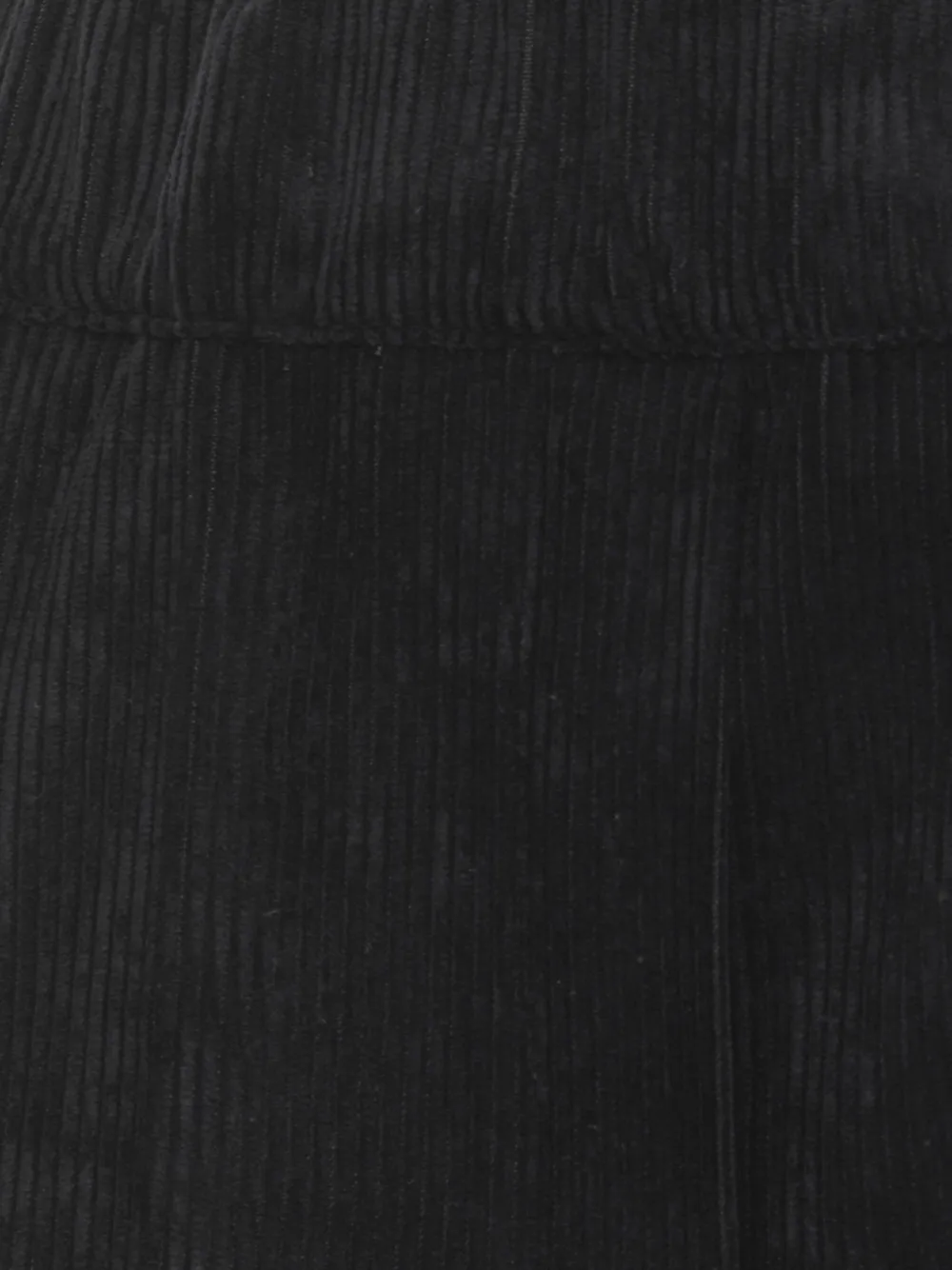 D.Exterior Ribfluwelen broek Zwart