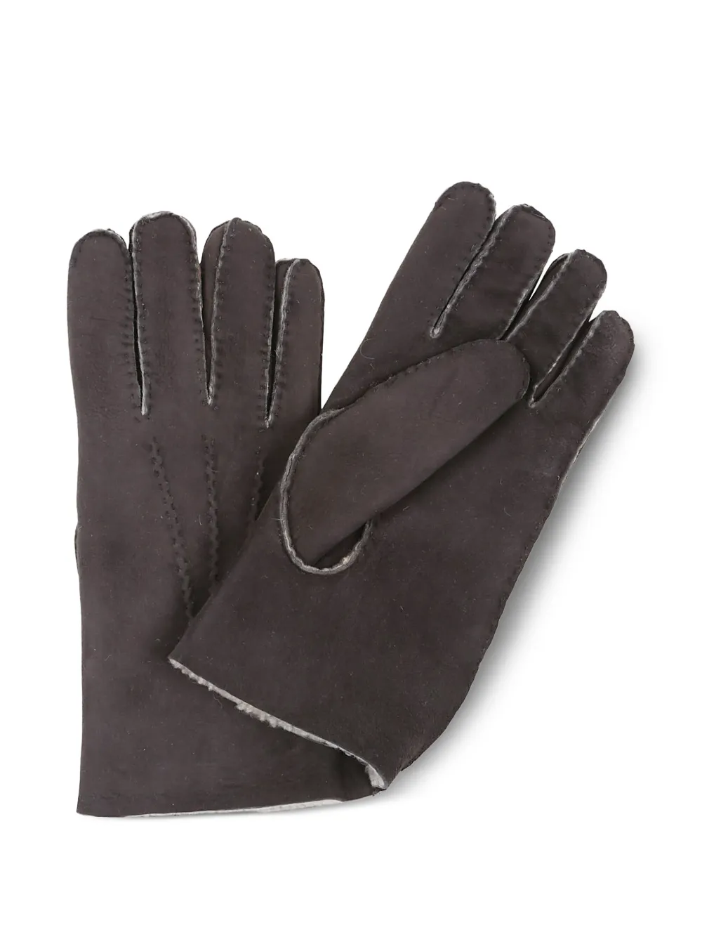 Eleventy suede gloves | Brown | Image 1