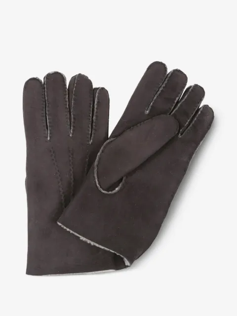 Eleventy suede gloves
