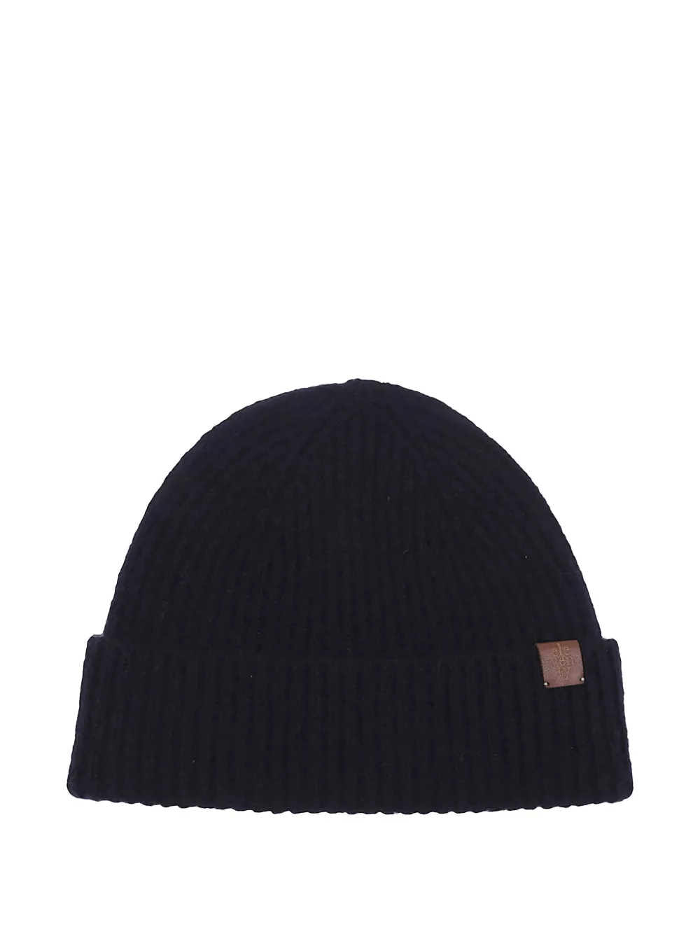 Eleventy ribbed beanie Zwart