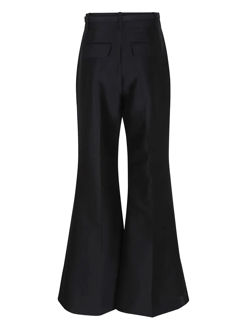 Zimmermann Hypnotic Flare Trousers With Removable Belt In Black