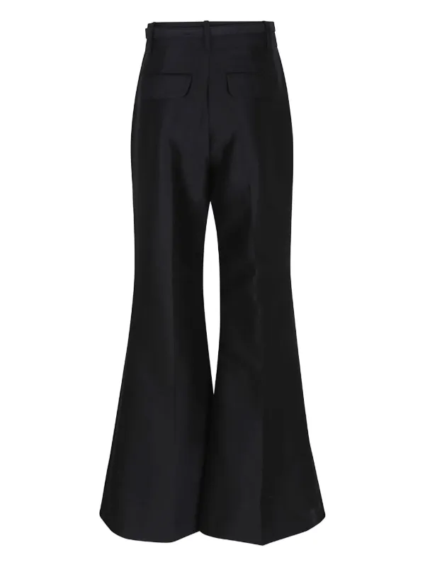 ZIMMERMANN Hypnotic Flare Trousers | Black | FARFETCH