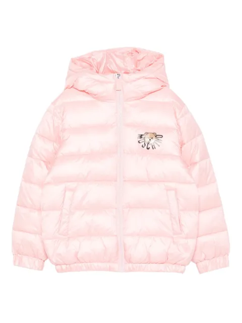 Moschino Kids logo-print padded jacket