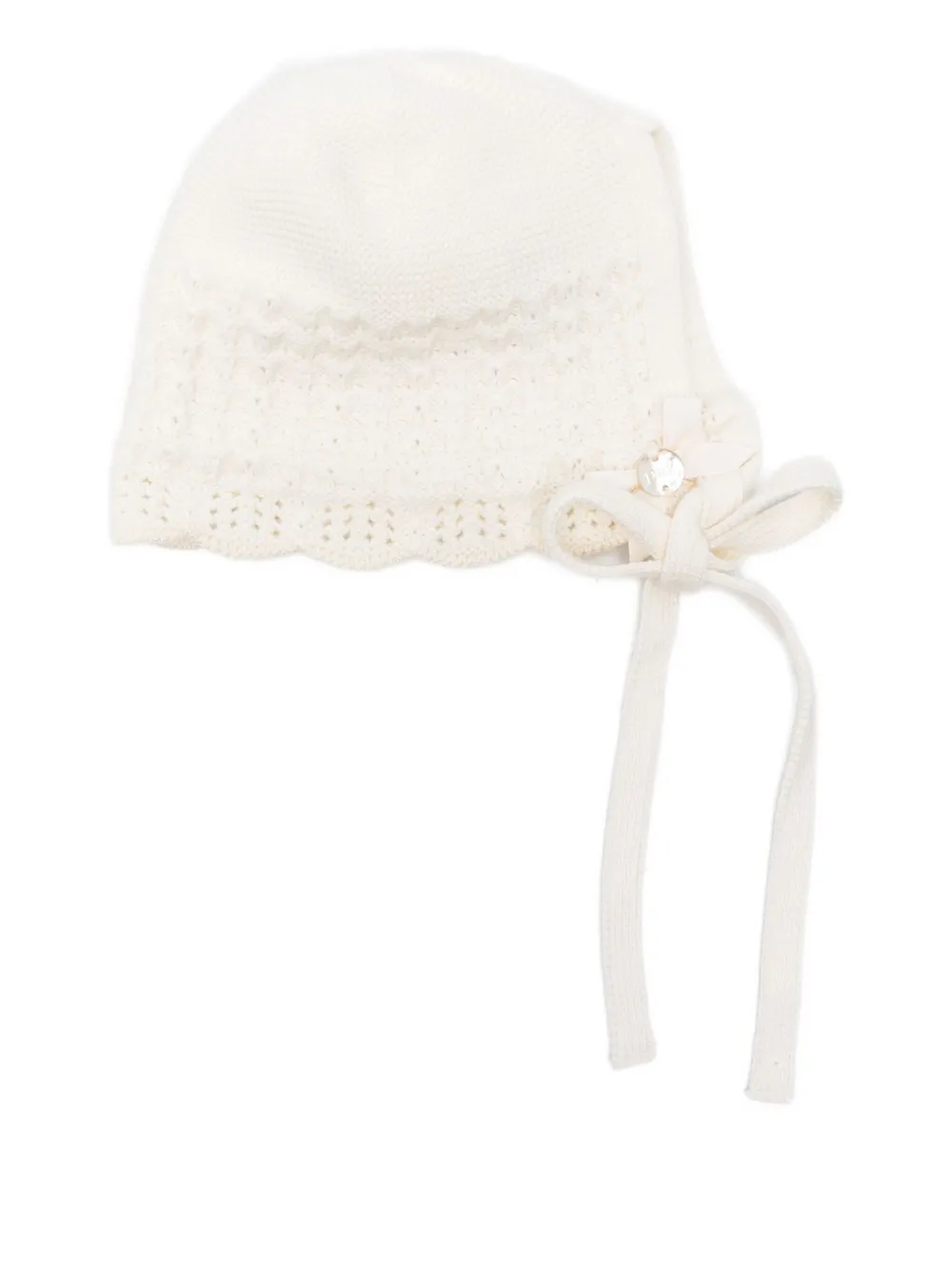 Paz Rodriguez Hoed met gewelfde afwerking Beige
