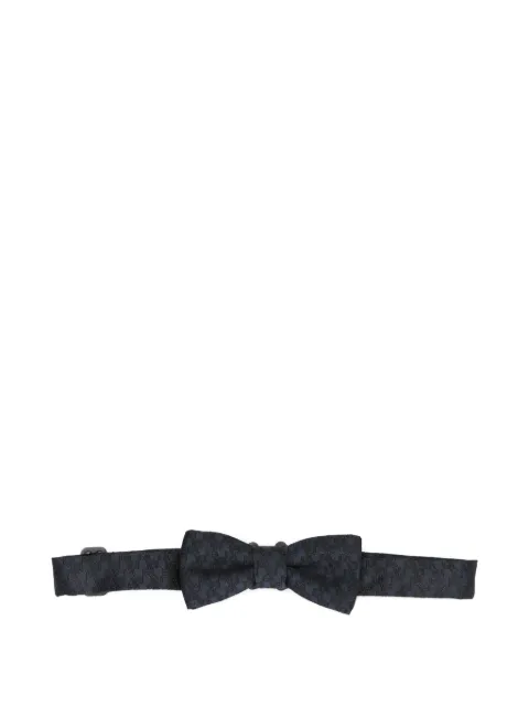 Emporio Armani Kids Eagle-pattern silk bow tie