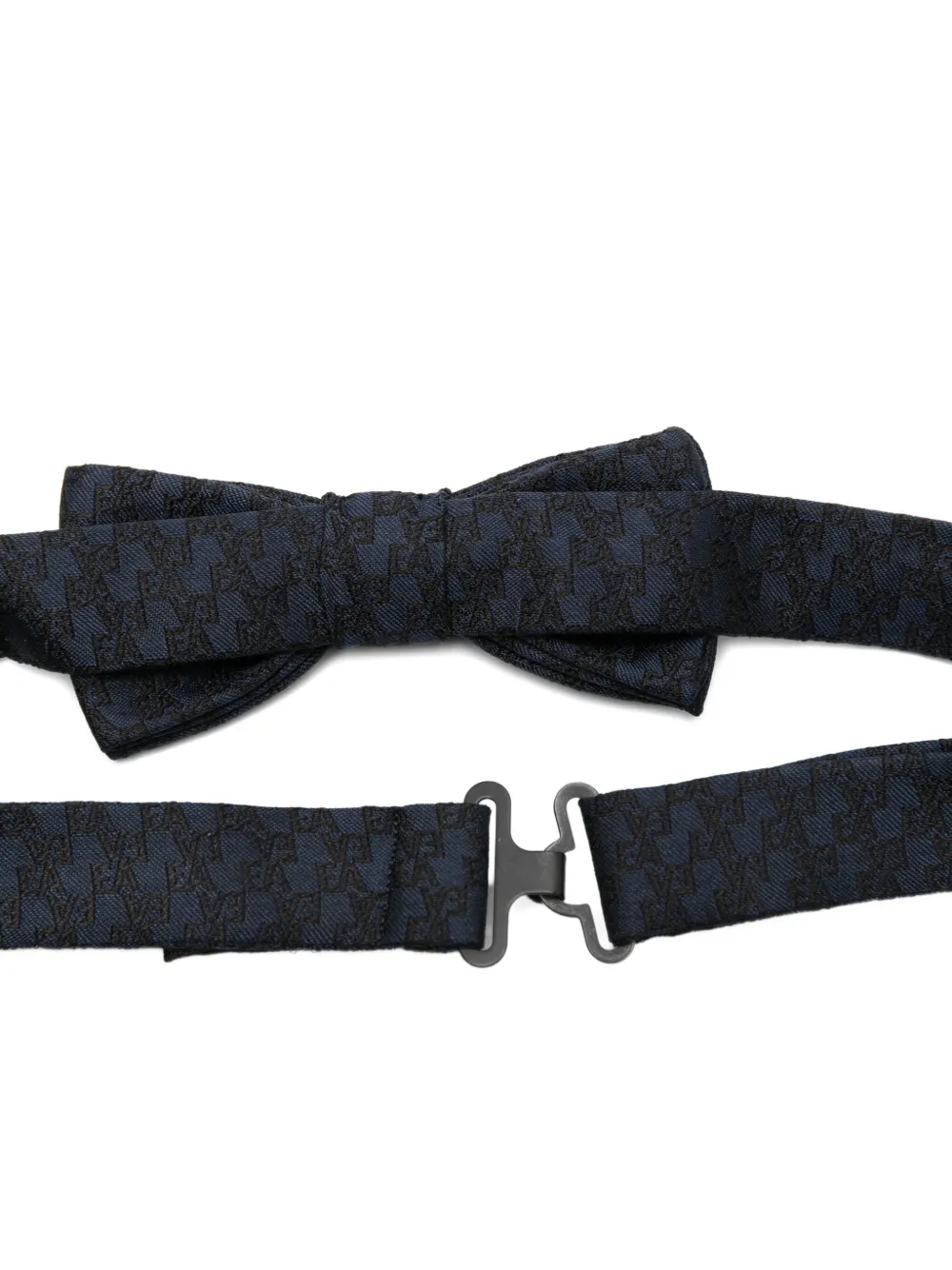 Emporio Armani Kids Zijden vlinderstrik met Eagle-patroon Blauw