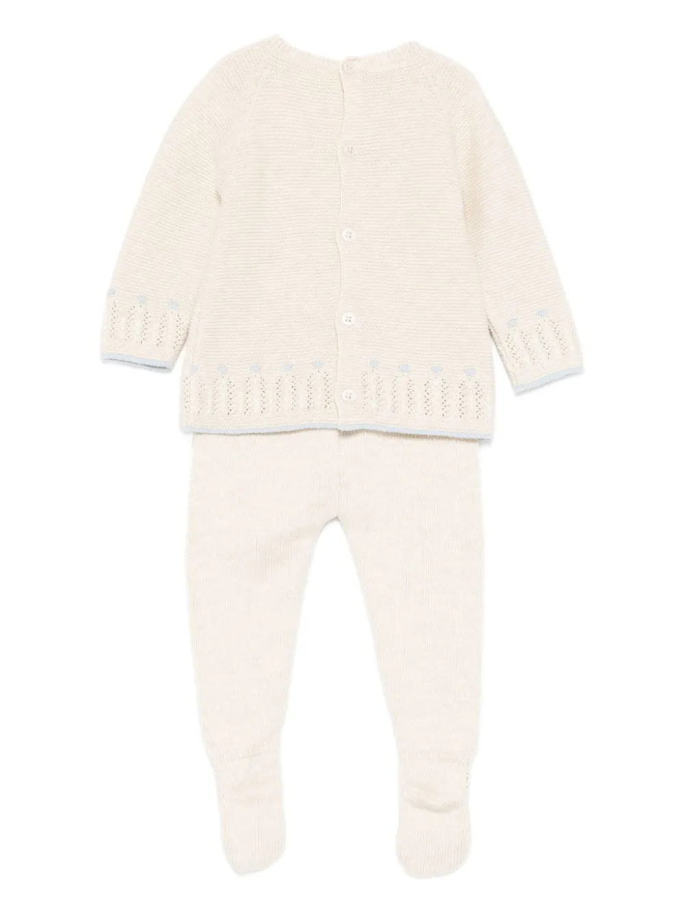 Paz Rodriguez Kabelgebreide broek Beige