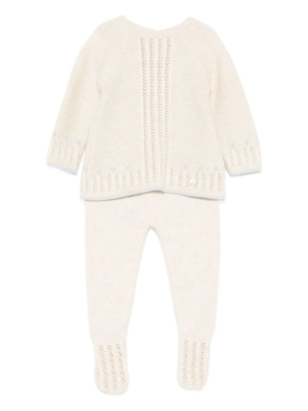 Paz Rodriguez Kabelgebreide broek Beige