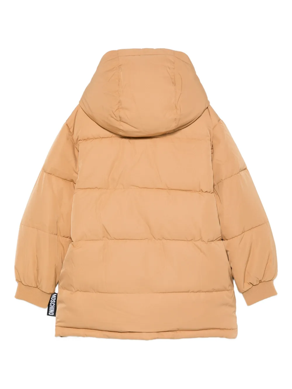 Moschino Kids Gewatteerde jas Beige