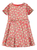 Moschino Kids Teddy-print dress - Red