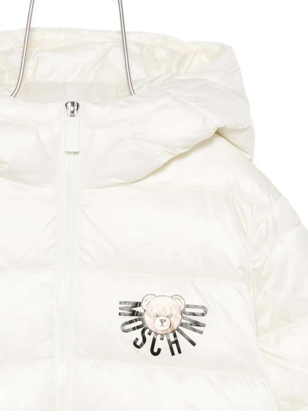 Moschino Kids Gewatteerd jack Wit