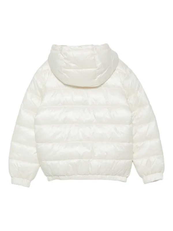 Moschino Kids logo-detail Padded Jacket White FARFETCH ZA