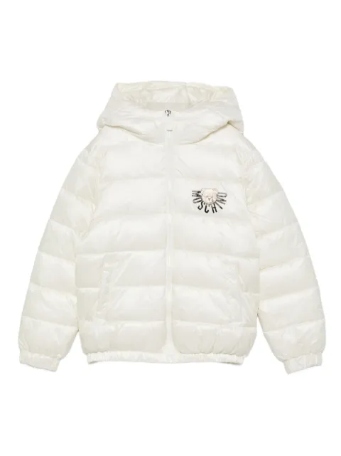 Moschino Kids logo-detail padded jacket