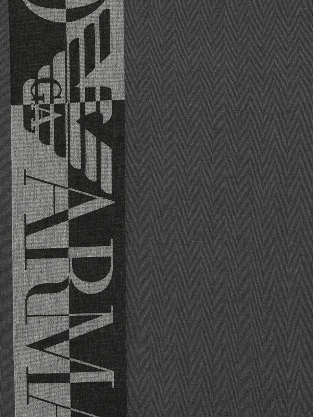 Emporio Armani Sjaal met logodetail - Grijs