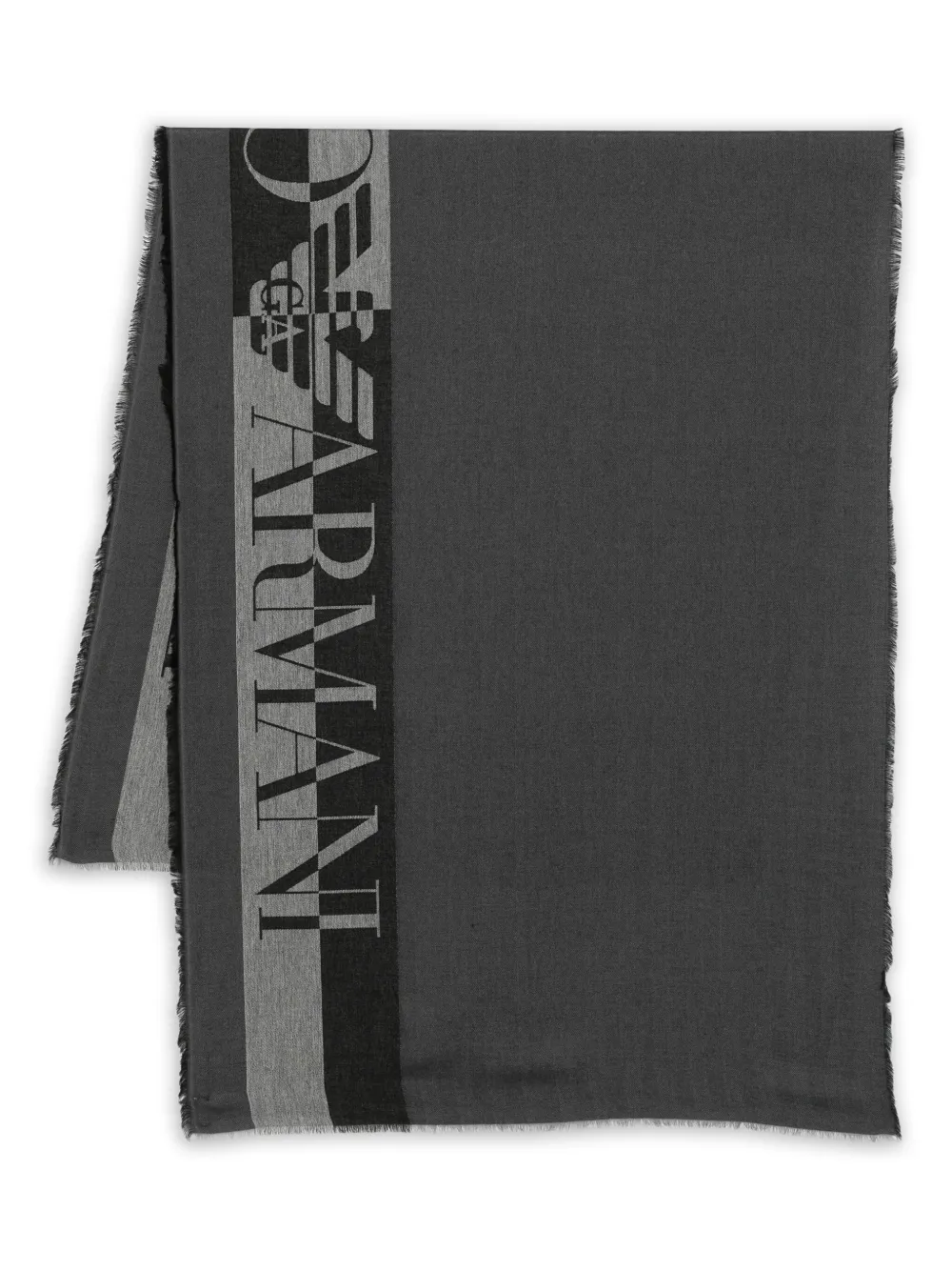 Emporio Armani Sjaal met logodetail Grijs