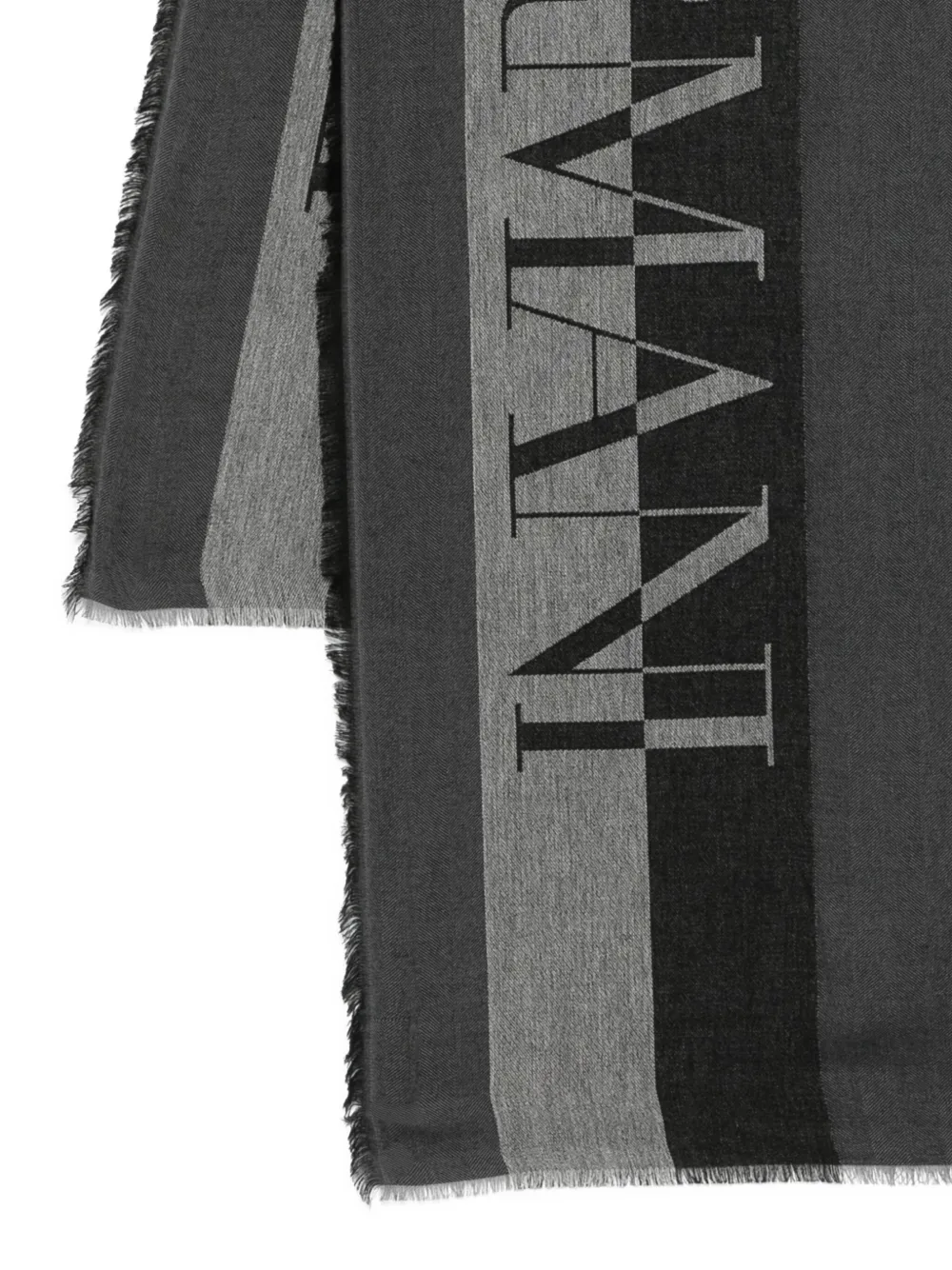 Emporio Armani Sjaal met logodetail Grijs
