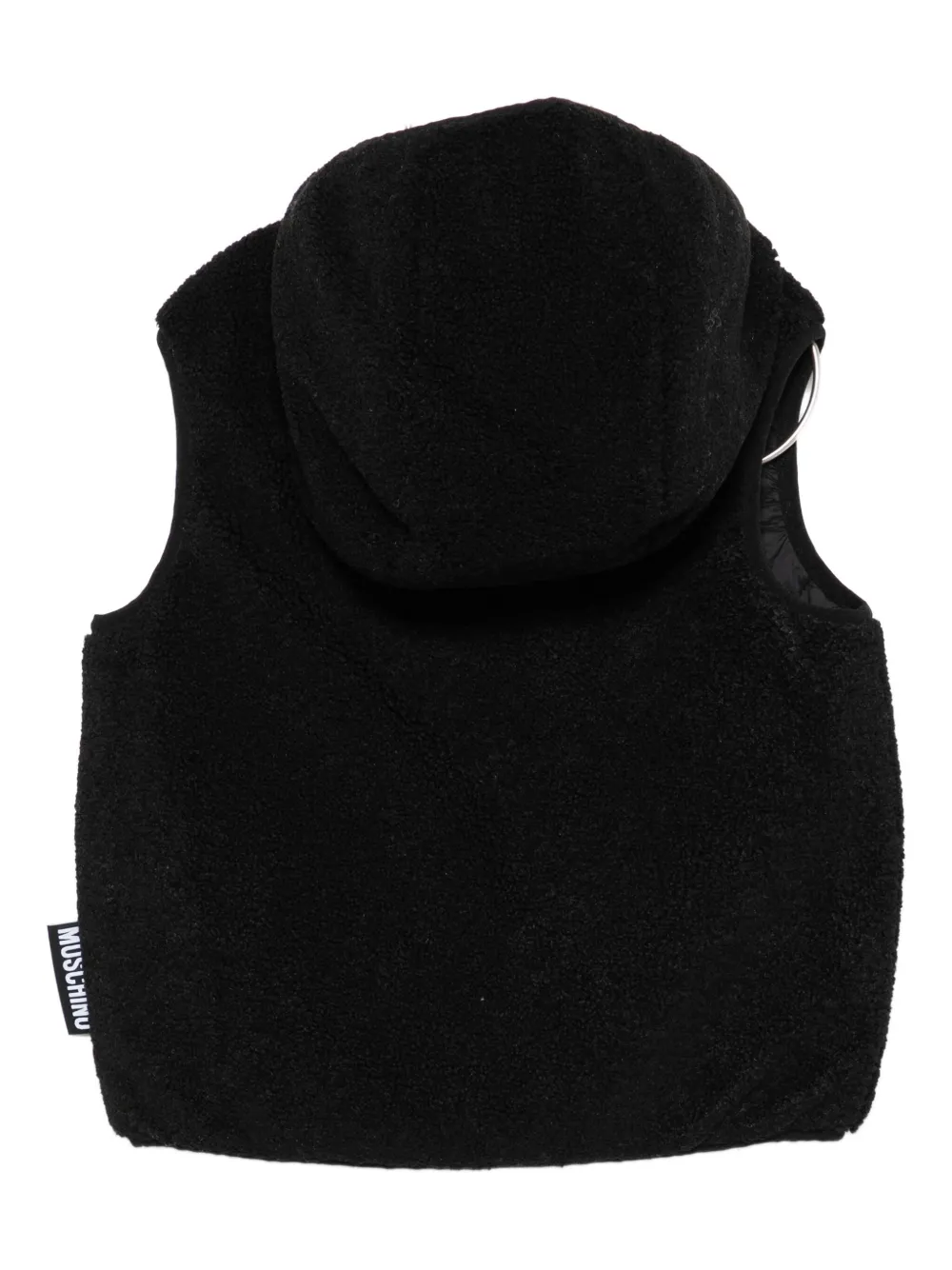 Moschino Kids Bodywarmer met Teddy-patch Zwart