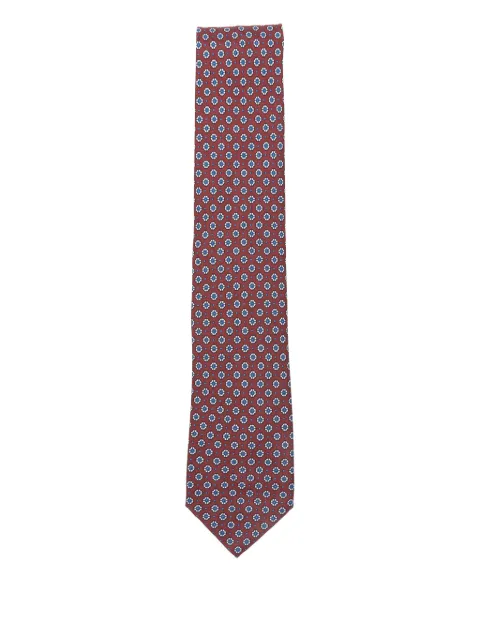Brioni floral-print silk tie