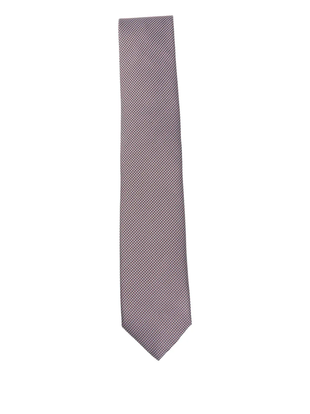 Brioni geometric-pattern silk tie | Red | Image 1