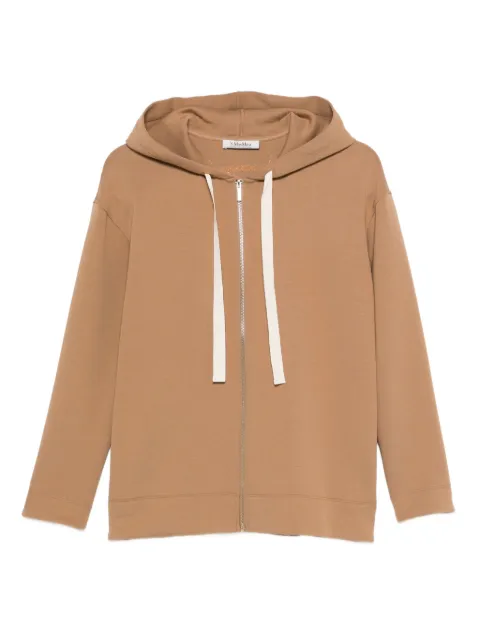 'S Max Mara hooded zip-up jacket