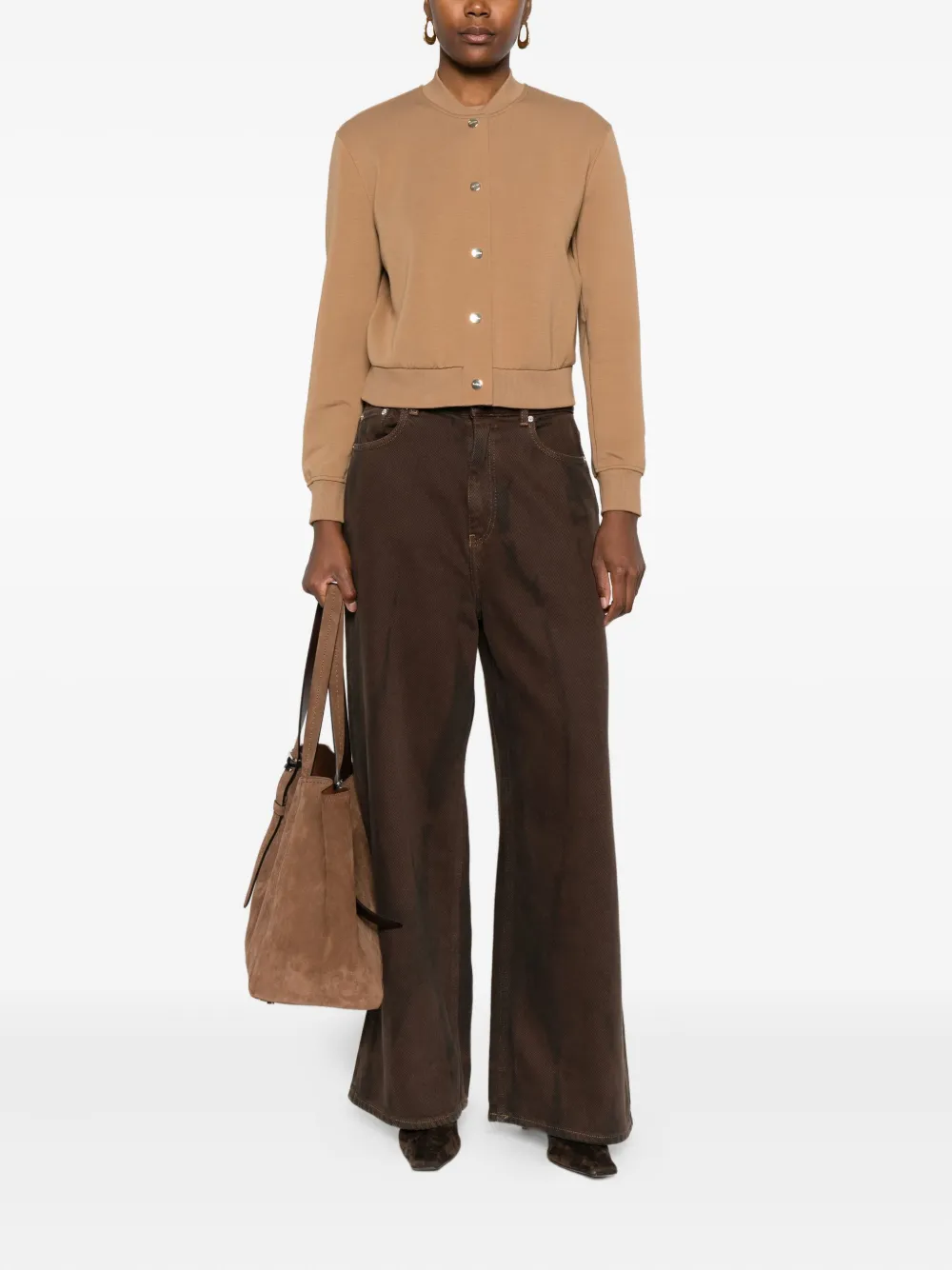 'S Max Mara Barbara button-fastening jersey jacket | Varsity Jackets | Image 2