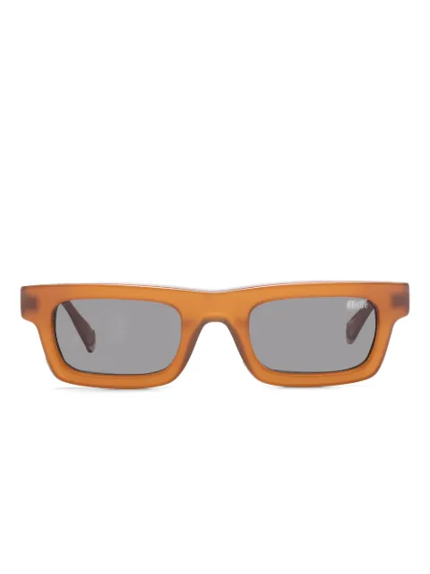 RHUDE lightning rectangle sunglasses
