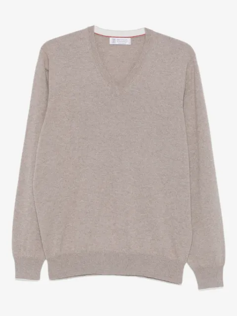 Brunello Cucinelli pull en cachemire à col v