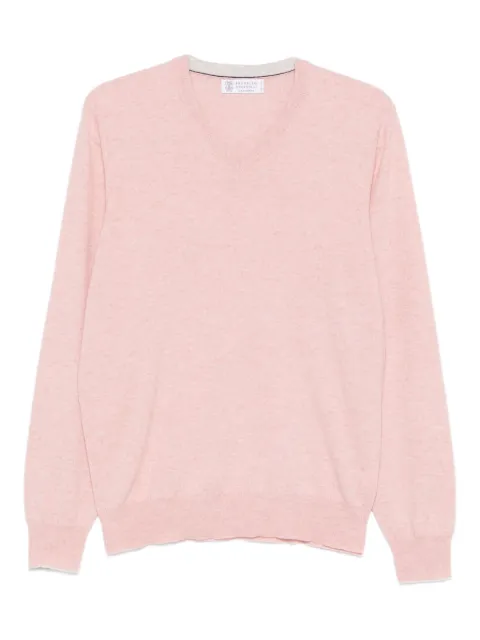 Brunello Cucinelli V-neck cashmere sweater