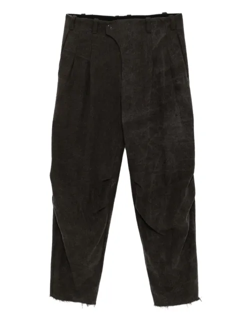 Devoa cable-knit trousers