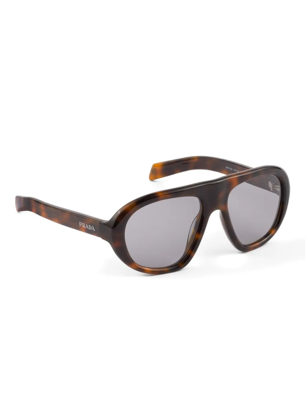 Prada Eyewear tortoiseshell pilot-frame sunglasses - Bruin